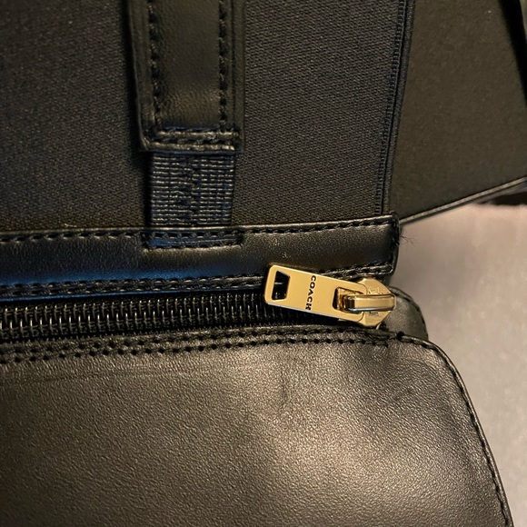 Coach Authentic leather black flat tall boots - Picture 7 of 11